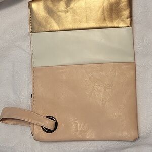 New leather clutch